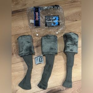 3 New Golf club head covers